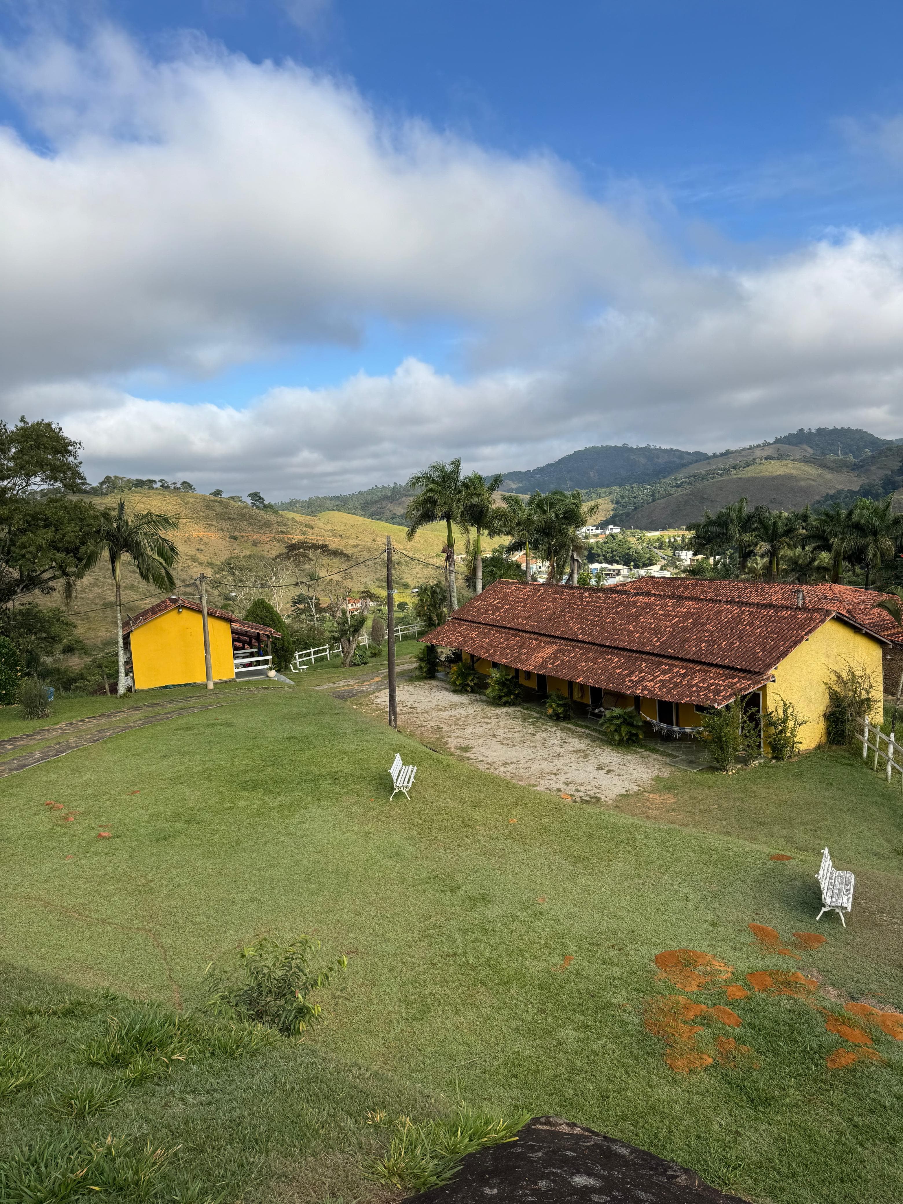 Vista aérea da Pousada Chapadão